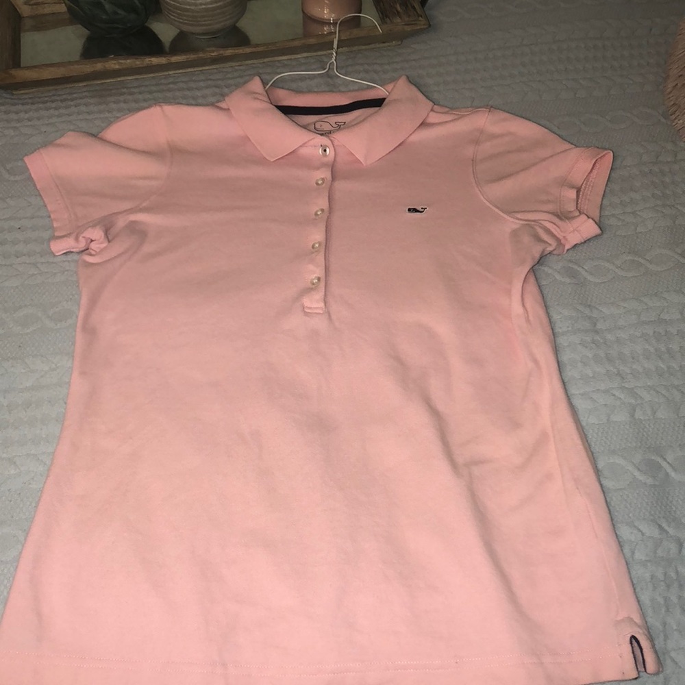 Vineyard vines pink polo!